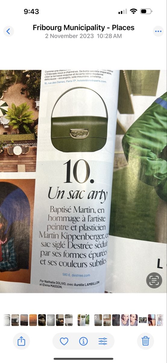 Borse da donna: Iconic Destree bag green – Usato da Thalwil venduto da 0041angel 1