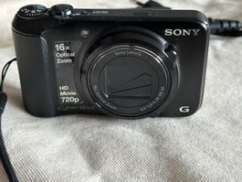 Sony DSC-H90 Digitalkamera mit Zubehör