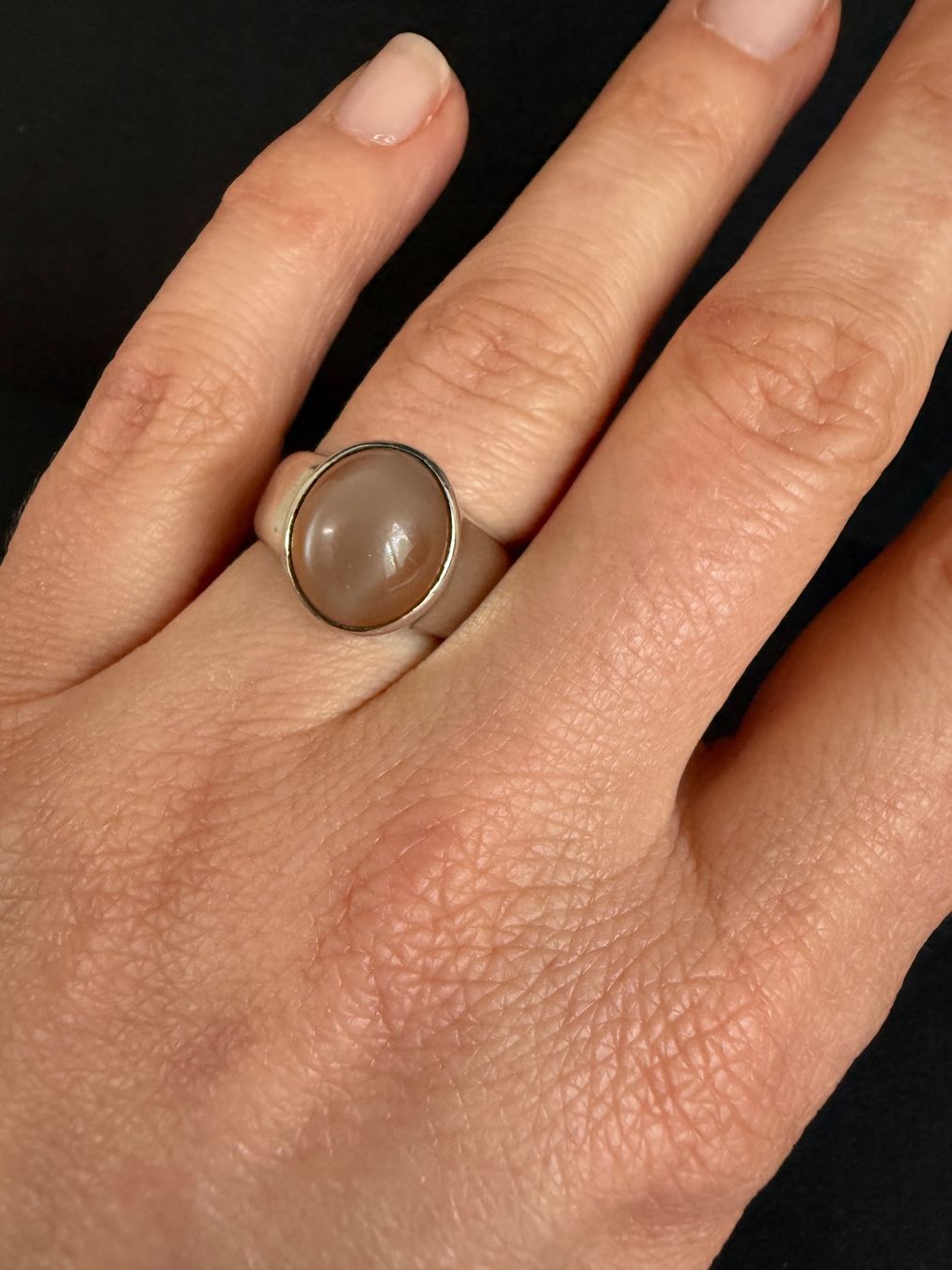 Anelli: Silber Ring mit Katzenauge 925 – Usato da Spiegel b. Bern venduto da Rogger72 5