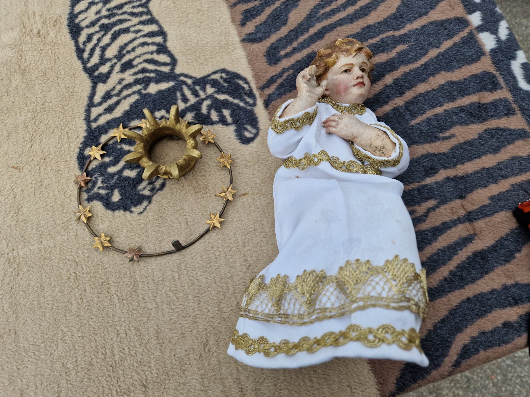 Skulpturen & Statuen: Maria mit Kind holz antik – Gebraucht aus Mettlen von elios0888 7
