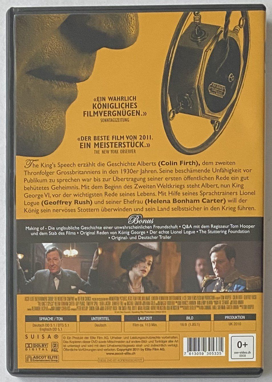 Tutti i DVDs: King’s Speech – Usato da Flums venduto da Asquillo 1