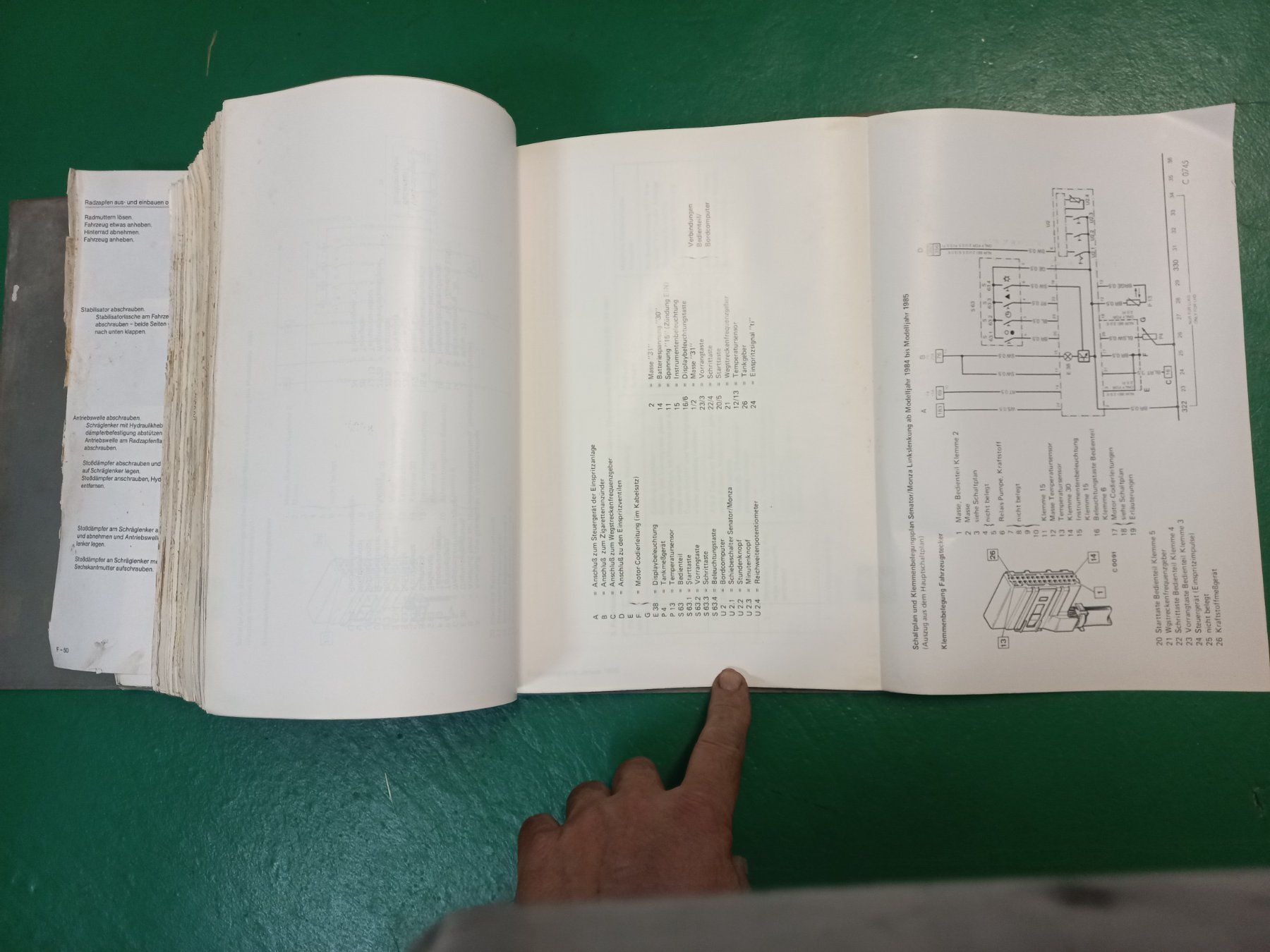 Opel Documenti: Original Oldtimer Werkstatthandbuch GM OPEL Senator / Monza – Usato da Dulliken venduto da classiclerchdulliken 5