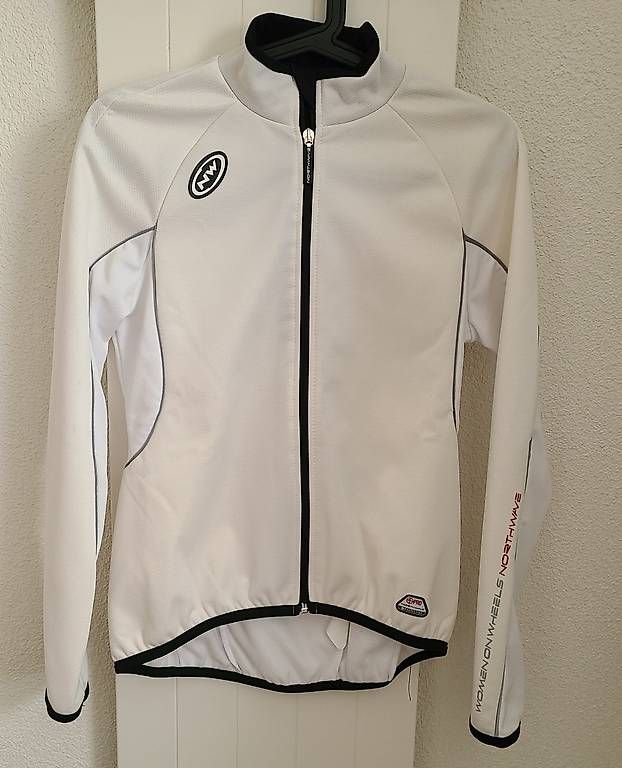 Jacken: Northwave Radjacke Softshell Windjacke, weiss, M – Gebraucht aus Arlesheim von n3789