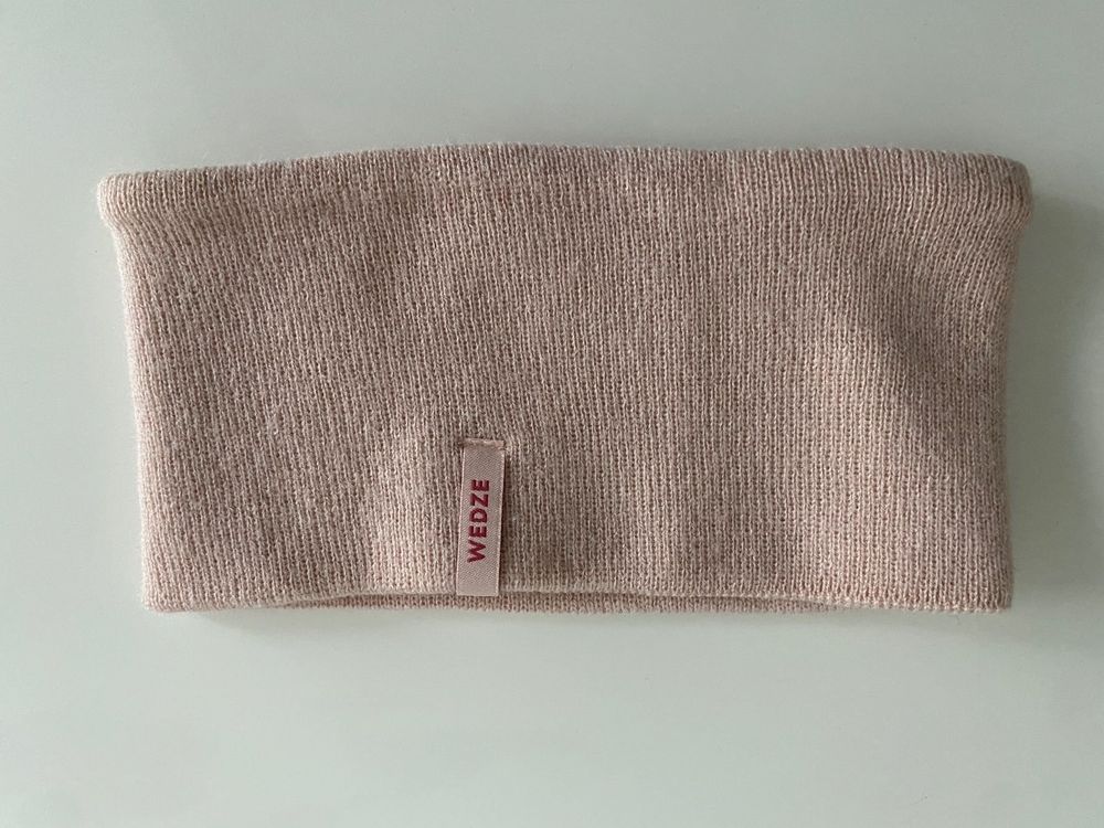 Bandeau Tricoté Rose Pour Fille - Respirant Et Antidérapant - Pour Sport Et Quotidien - 11x22 Cm - 7