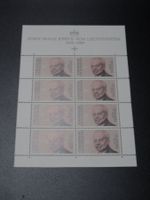 1 schöner Kleinbogen FL Tod von Fürst Franz Josef II. 1989**