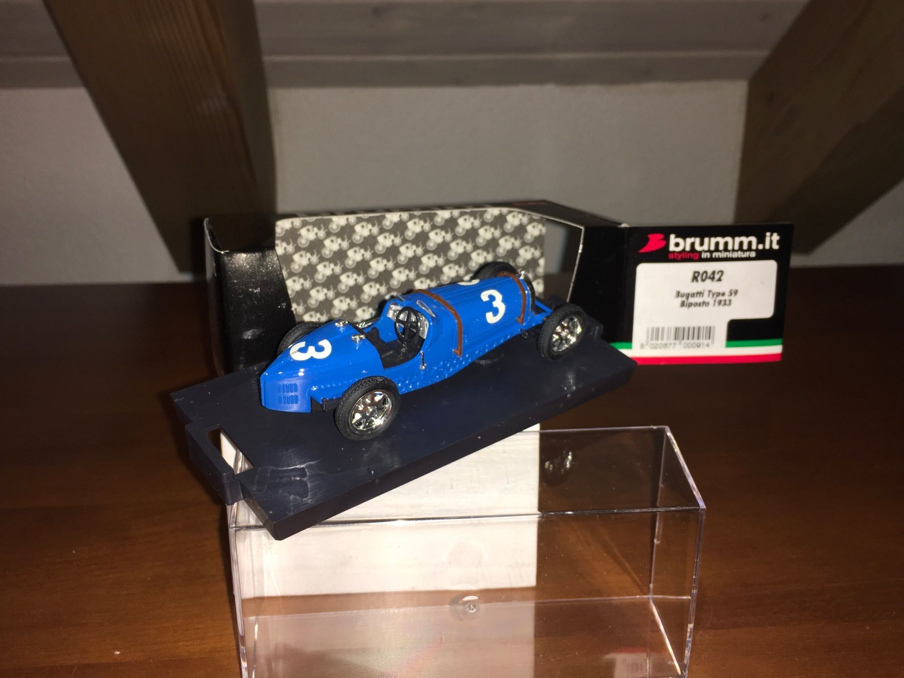 Bugatti Modellini d'auto: Bugatti Type 59 Biposto 1933 - 1/43 no Minichamps – Nuovo (secondo la descrizione) da Wohlen AG venduto da PrivatSammlung 1