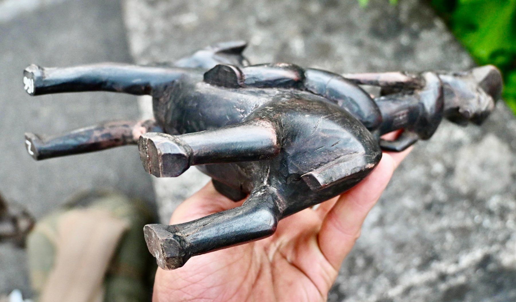 Skulpturen & Statuen: alte afrikanische Reiterstatue SENUFO  H 35.5cm Z156 – Gebraucht aus Pfaffhausen von mono_rec 9