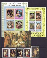 Inselstaaten div Weihnachtsausgaben postfr**