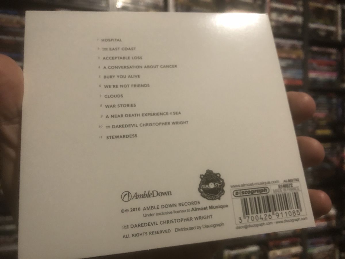 CD: The Daredevil Christopher Wright - In deference to a… - cd – Nuovo (secondo la descrizione) da Lausanne venduto da fransadpop 1