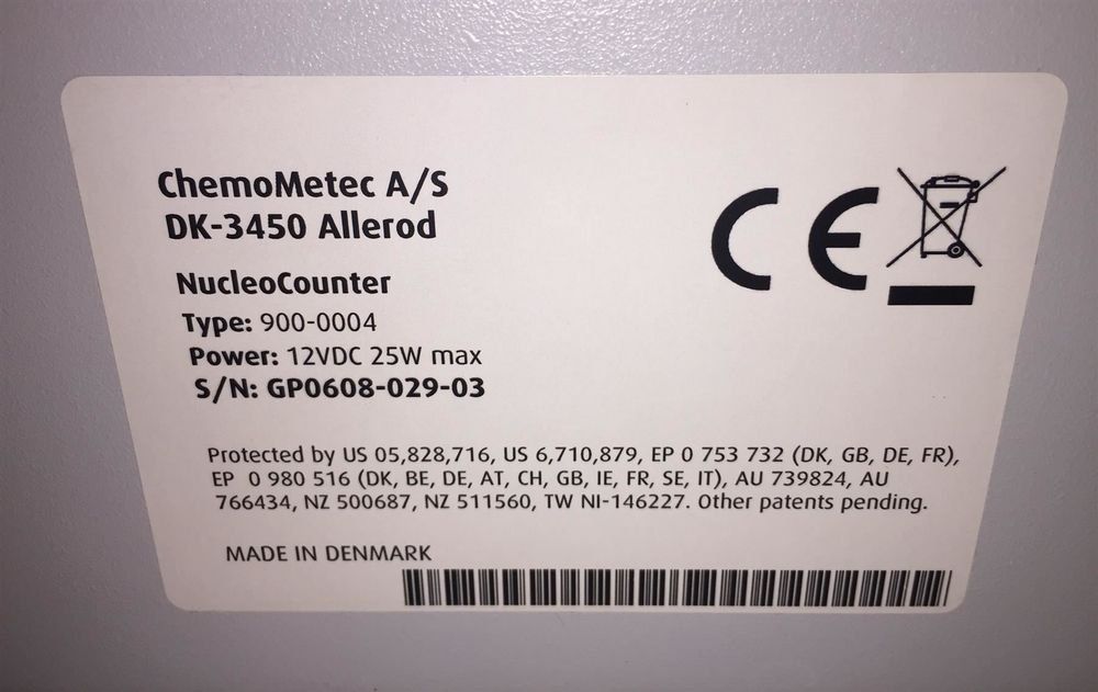Accessori da laboratorio: NucleoCounter NC-100 – Usato da Niederdorf venduto da LeptonAG_Labor 7