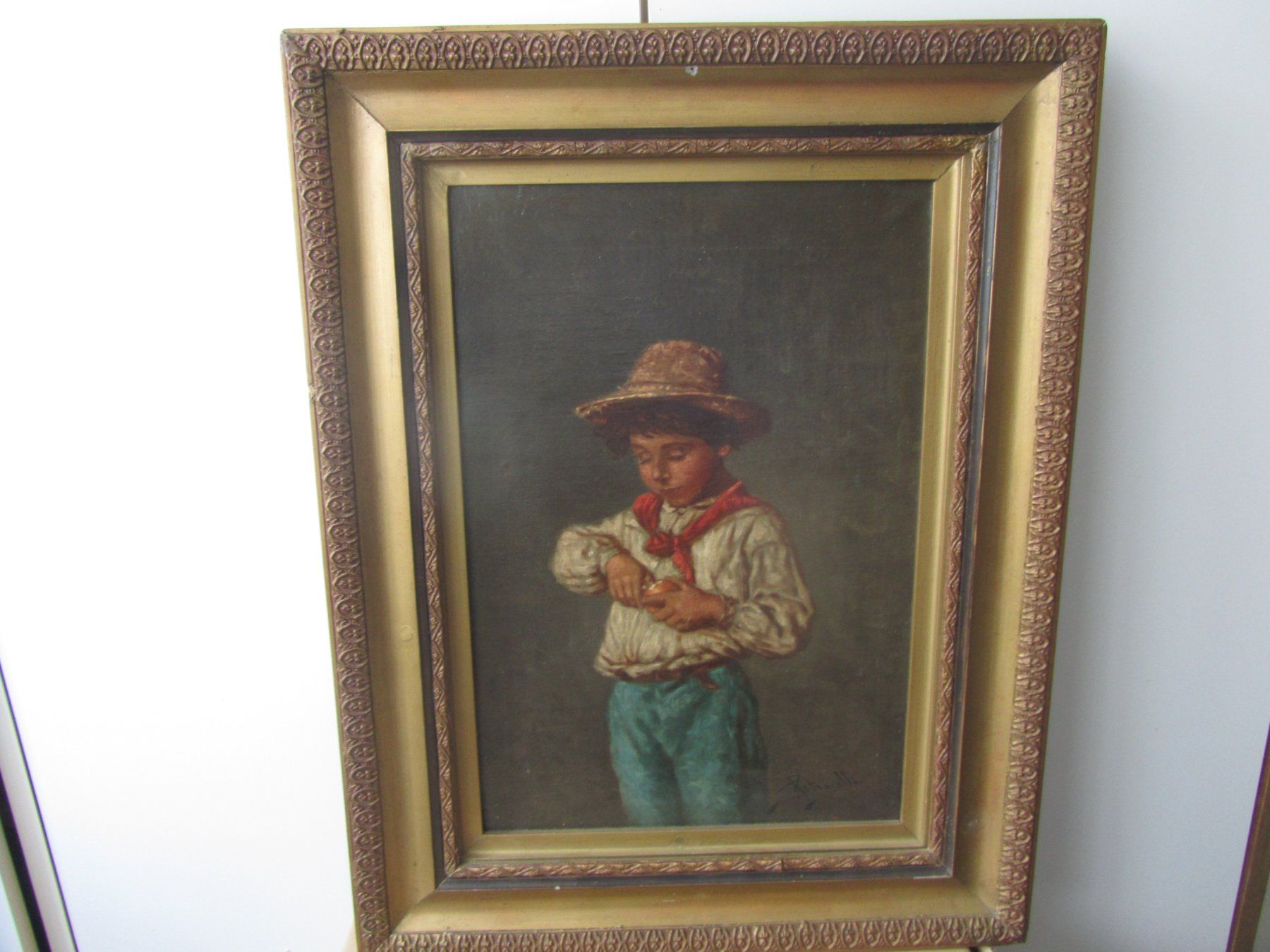 Gemälde: A.Petrocelli(Napoli 1846)-Scugnizzo – Gebraucht aus Luzern von Lucernauno