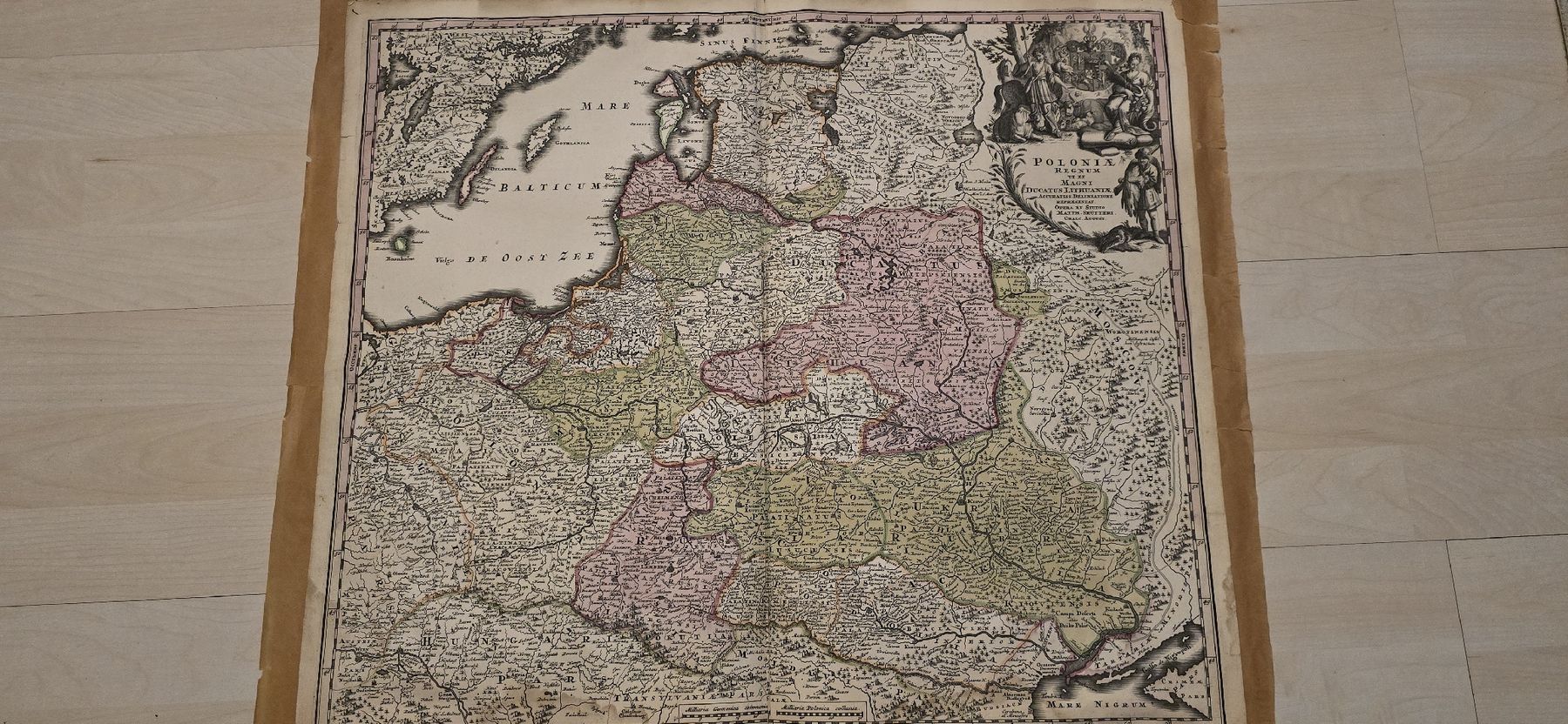 Incisioni: carte 18 eme Seutter Pologne – Usato da Martigny venduto da pivert03