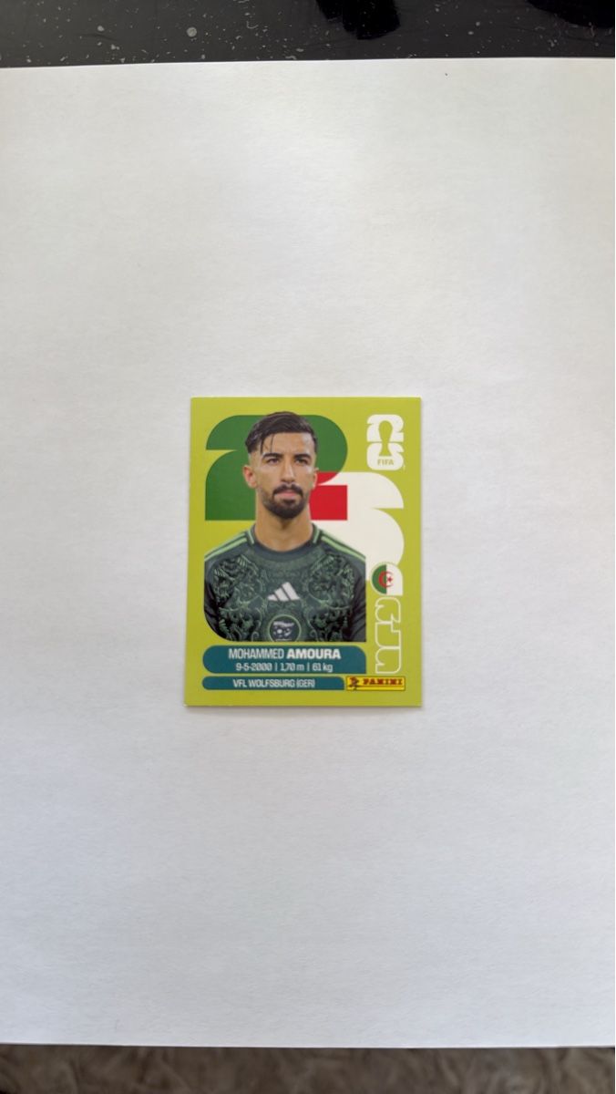 Panini Sammelbilder & Trading cards: Panini Sticker Mohammed Amoura ALG 20 – Neu (gemäss Beschreibung) aus Zürich von Maeckes