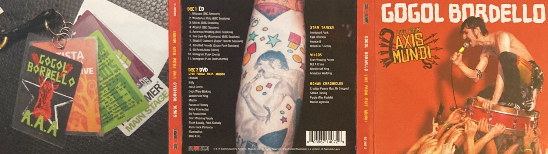 CD: GOGOL BORDELLO - LIVE FROM AXIS MUNDI – Usato da Poliez-Pittet venduto da Newtown-Records 4