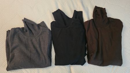 Esprit (grau + schwarz) Tommy Hi. (braun) Rollkrakenpullover
