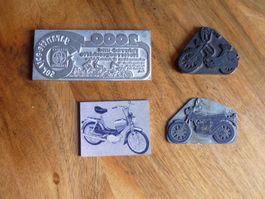 4 Druckplatten, Garantie, Mofa, Motorrad, Condor Puch