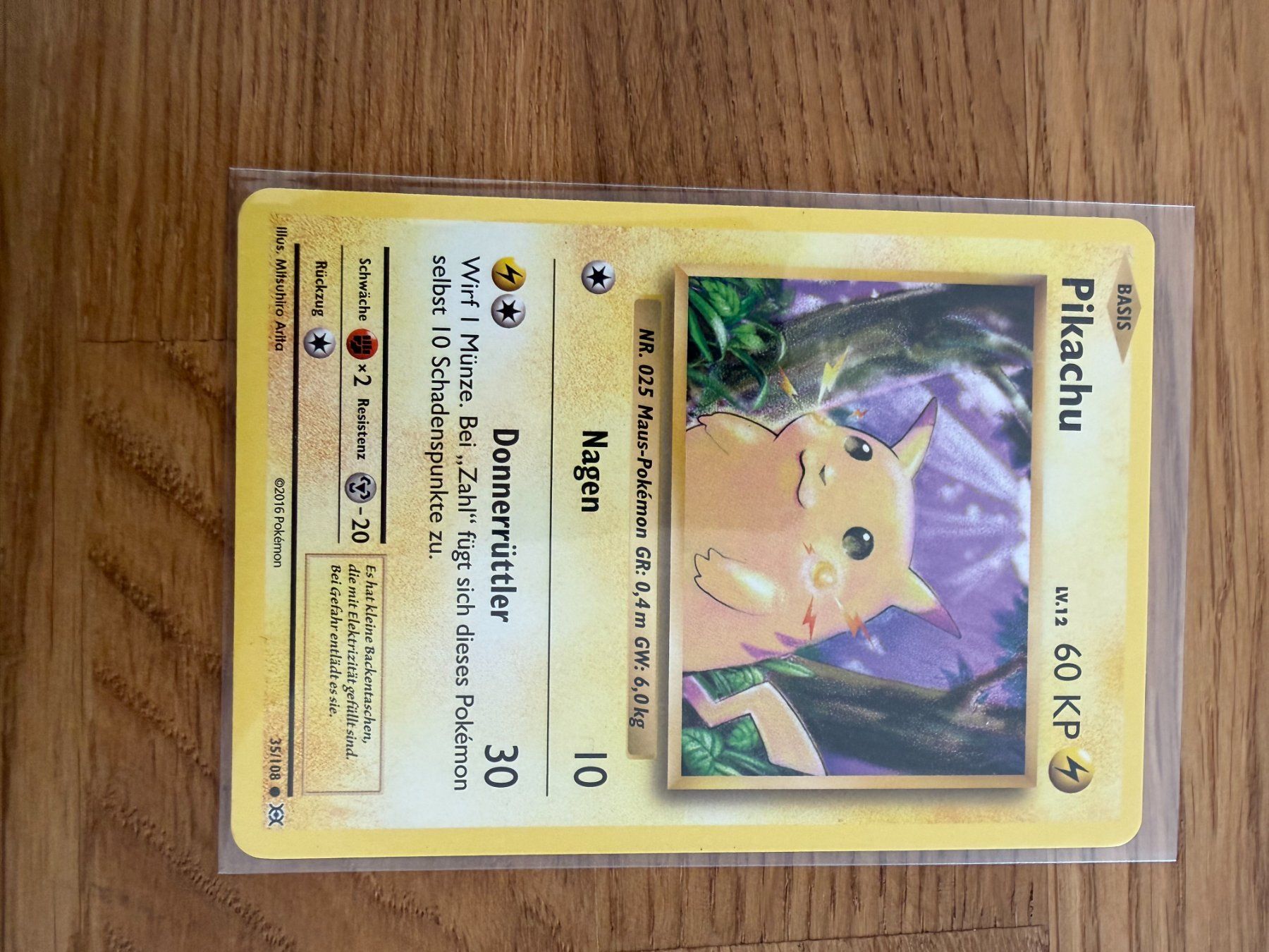 Pokémon Carte collezionabili: Pikachu 35/108 – Usato da Amriswil venduto da sim_nlb6