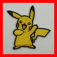 Pikachu Aufnäher Badge Aufbügler Pokemon Hosenflick Patch