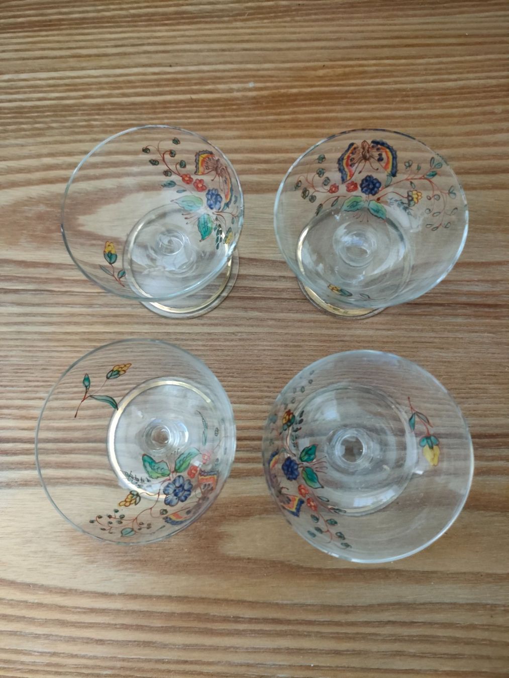Bicchieri: 4 Schnapsgläser - bemalt – Usato da Wiesendangen venduto da s_er 6