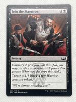 Magic The Gathering Karte "Join the Maestros"