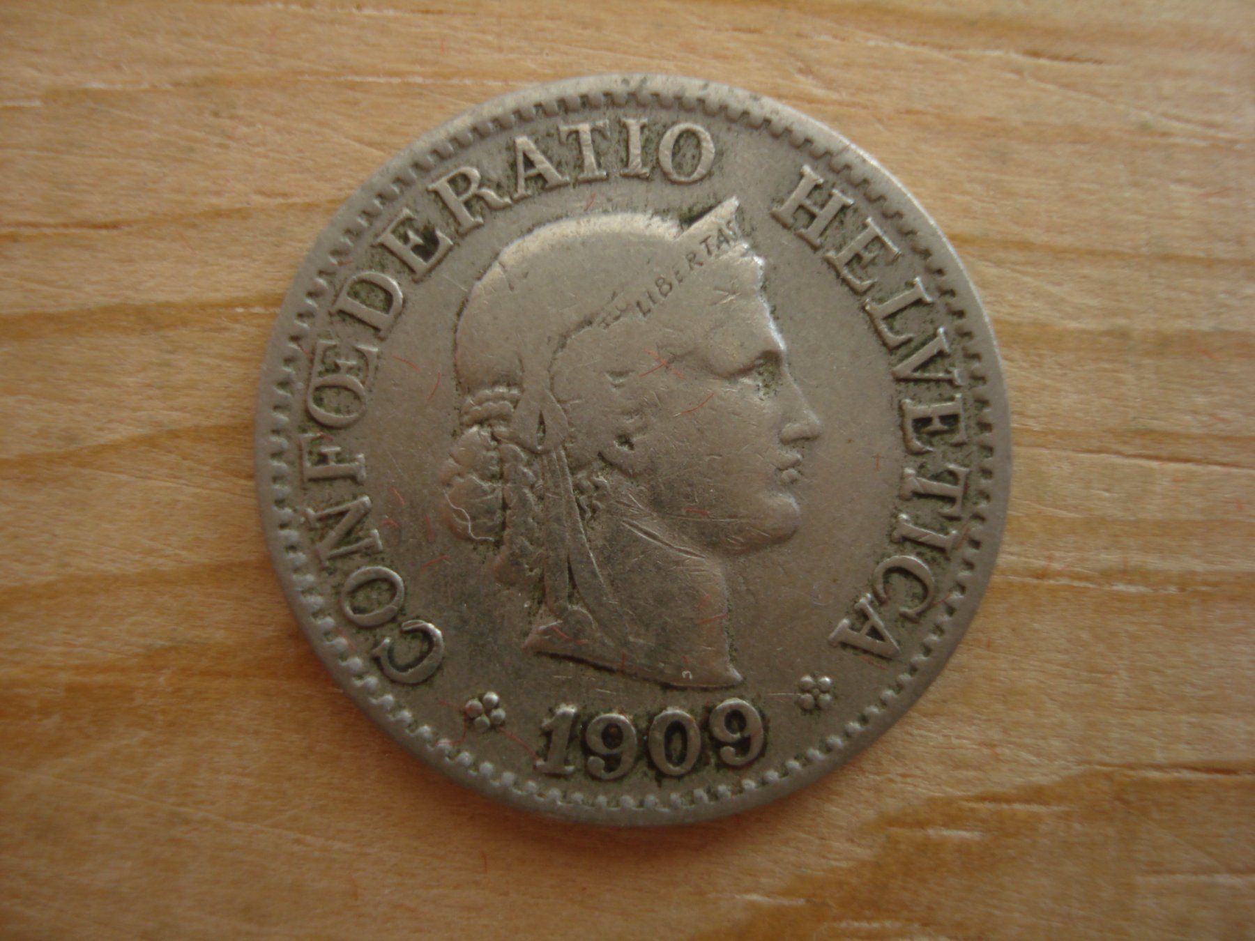 Tutti le monete: (S1) 10 Rappen 1909 – Usato da Erlach venduto da Net-Coins