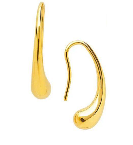 Orecchini pendenti & Orecchini a lobo: 18k gold Modern Tear Drop Earrings – Nuovo (secondo la descrizione) da Selkingen venduto da Eishase 1