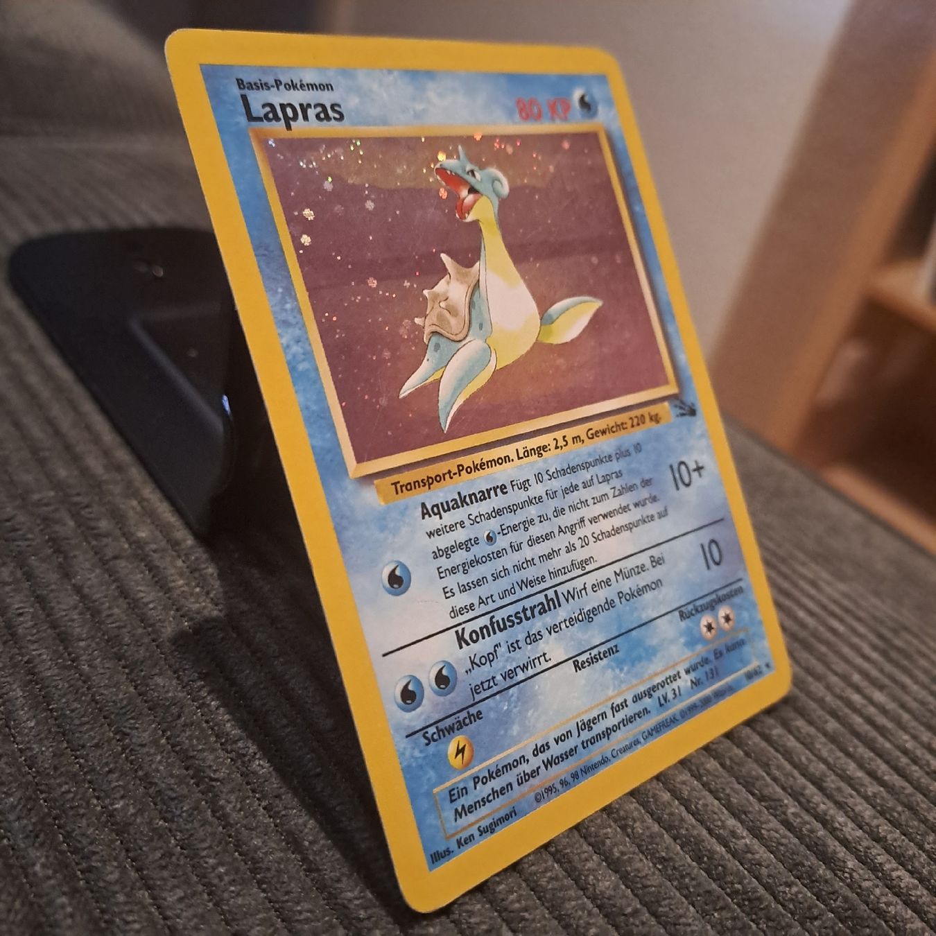 Pokémon Carte collezionabili: Lapras Holo, Fossil Set 10/62 – Usato da Düdingen venduto da Ruge91 1