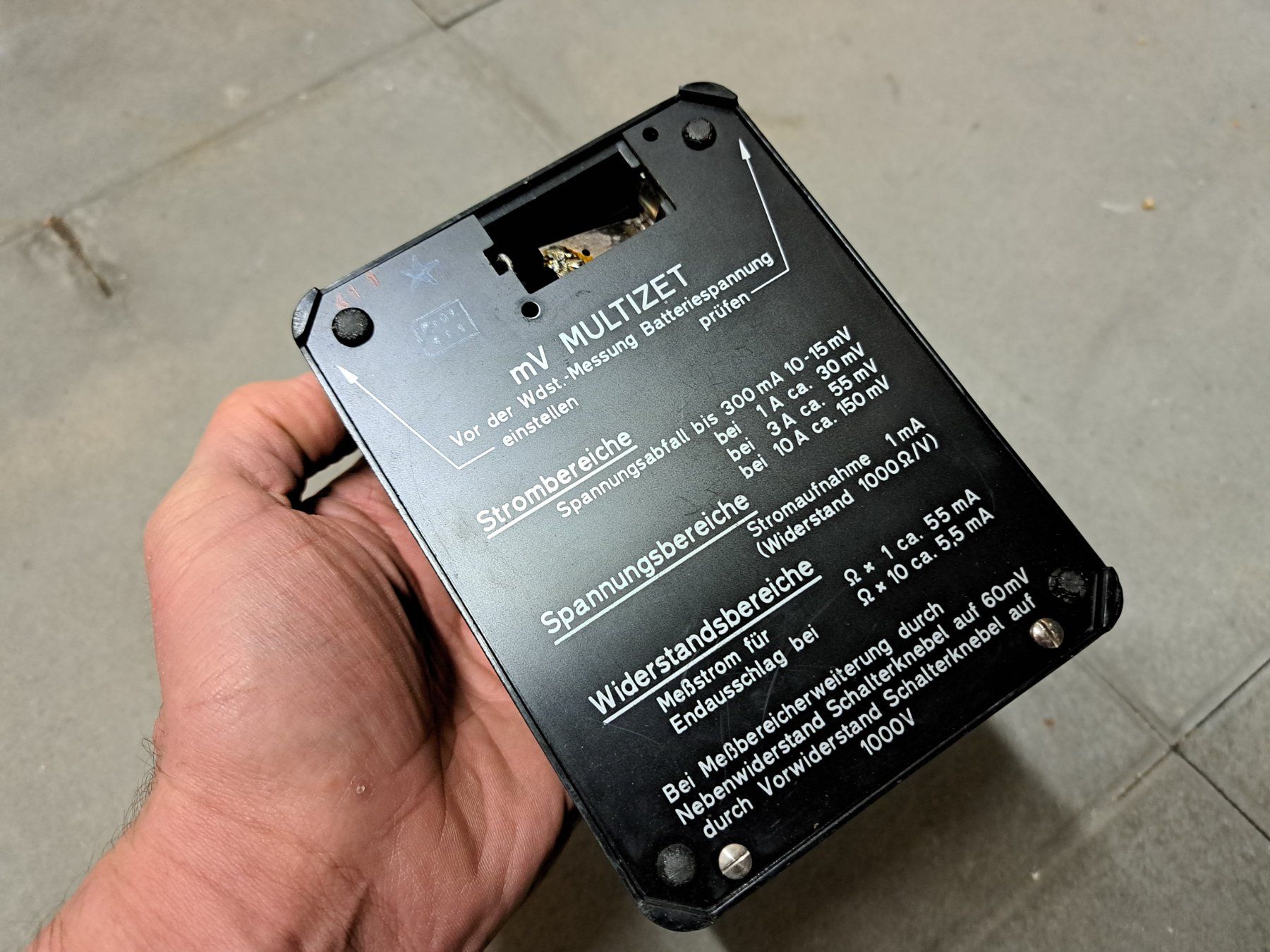 Siemens Misurare: Hartmann & Braun HB Elima analoges Multimeter – Usato da Basel venduto da Selaseth 2