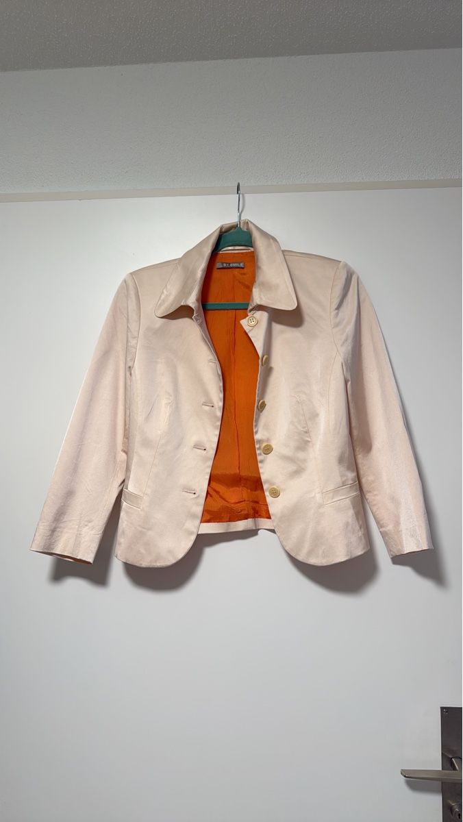 Giacche: St. Emile Women's Beige Blazer Jacket - Size 34, Spring – Usato da Effretikon venduto da lio_gjr8
