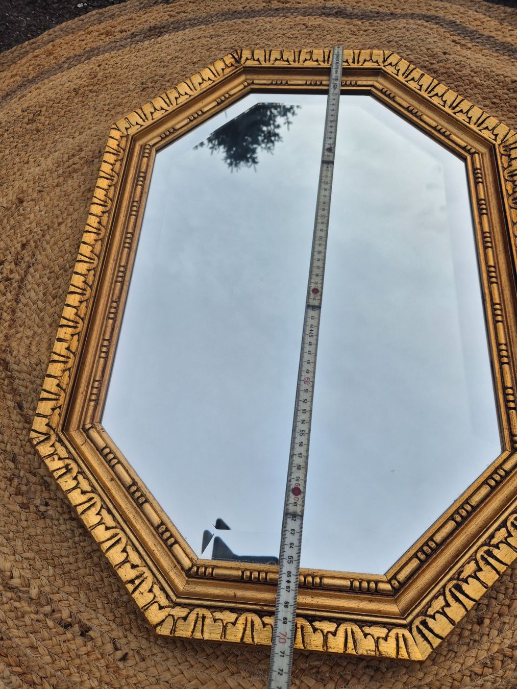 Spiegel: Miroir octogonal biseauté avec cadre doré – Gebraucht aus Fribourg von tameab 3