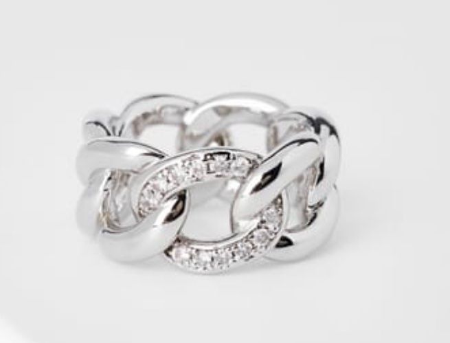 Karl Lagerfeld Anelli: KARL LAGERFELD K/AUTOGRAPHCHAIN - Ring – Nuovo e nell'imballaggio originale da Oberaach venduto da Dandy2021