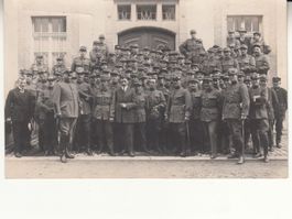 Fotokarte Militär 1924 mit Bahnstempel Frauenfeld