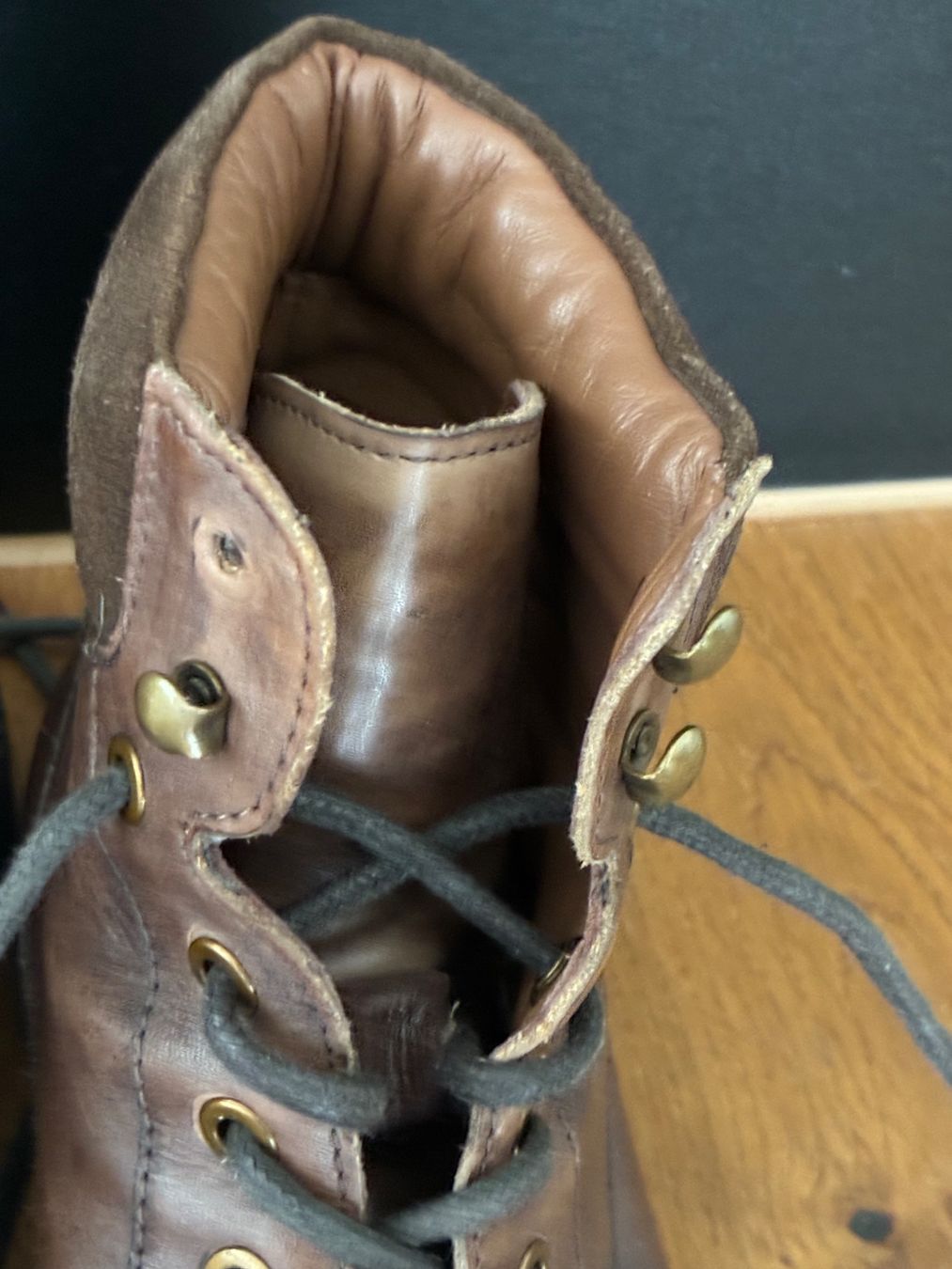 Scarpe da uomo: Braune Lederboots Grösse 41 – Usato da Wangen SZ venduto da el_paso08 3