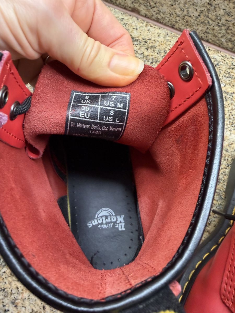 Dr. Martens Scarpe da donna: Dr.Martens rot – Nuovo (secondo la descrizione) da Birsfelden venduto da Haex 1