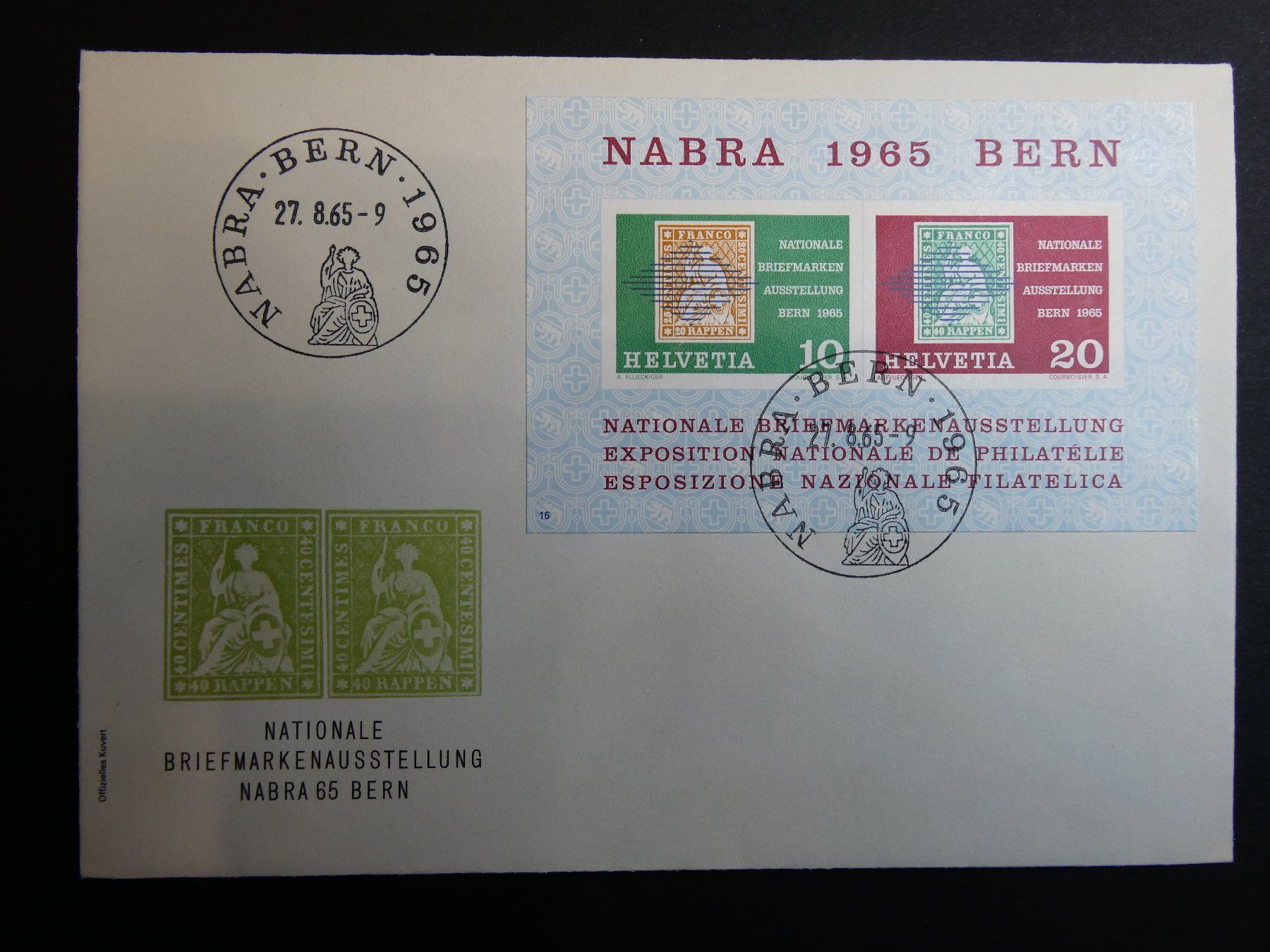 Buste & buste per spedizione: NABRA Bern 1965 – Nuovo (secondo la descrizione) da Schliern b. Köniz venduto da bsc59