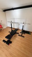 Rack et banc de musculation