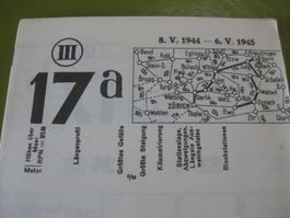 SBB grafischer Fahrplan 17a 1944/45