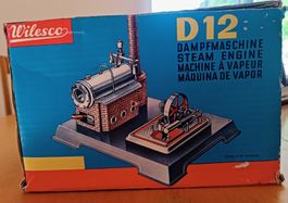 Dampfmaschine Wilesco D12 mit Zubehör gebraucht, Vintage 