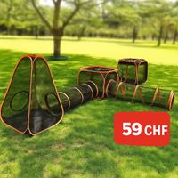 Outdoor-Katzengehege – neu & faltbar
