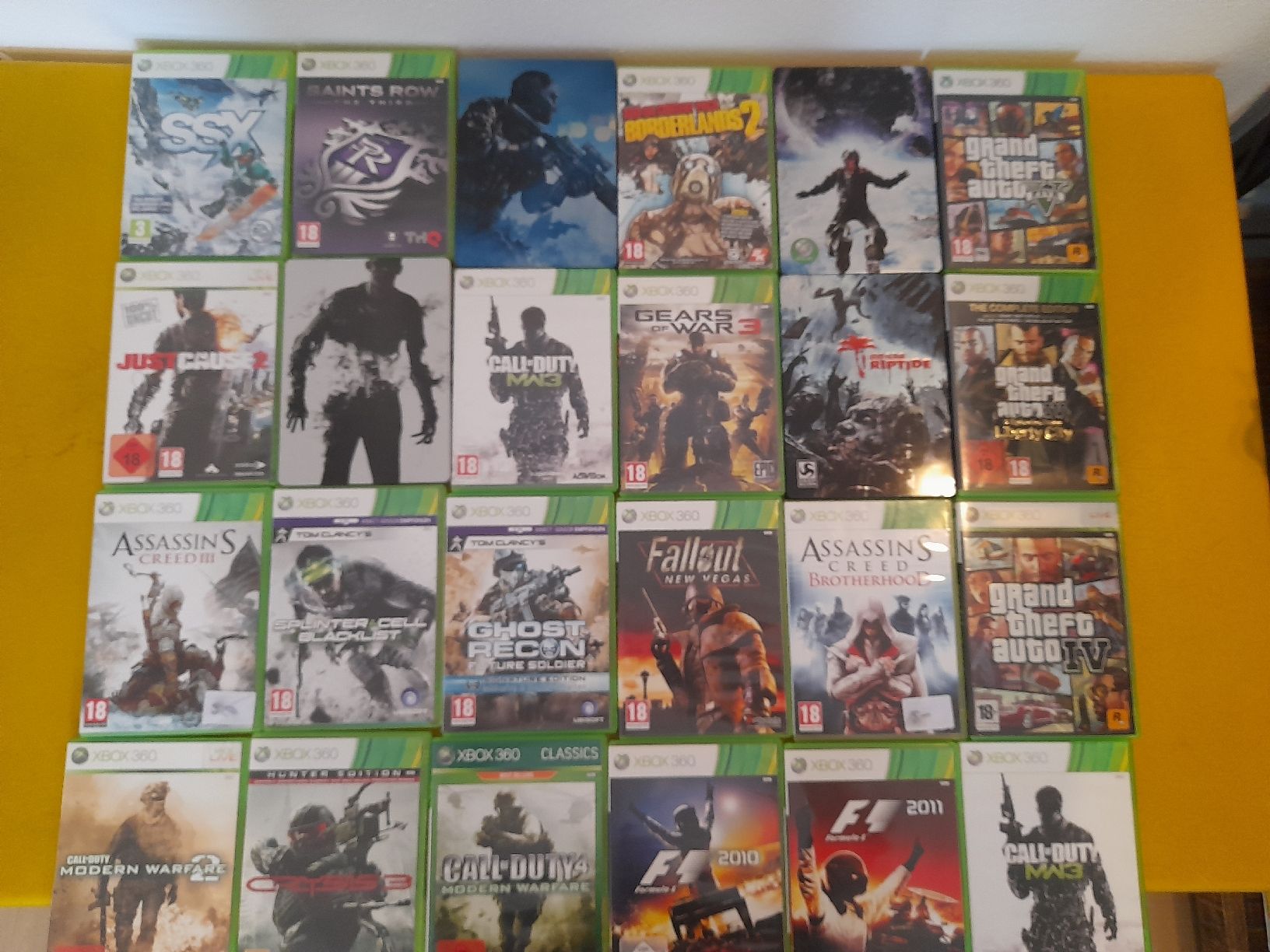Microsoft Console: Xbox 360 mit 48 Spiele + 4 Controller – Usato da Winterthur venduto da SchlaubiGo 5