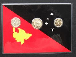 PAPUA - NEUGUINEA - Münzen vergoldet !!!