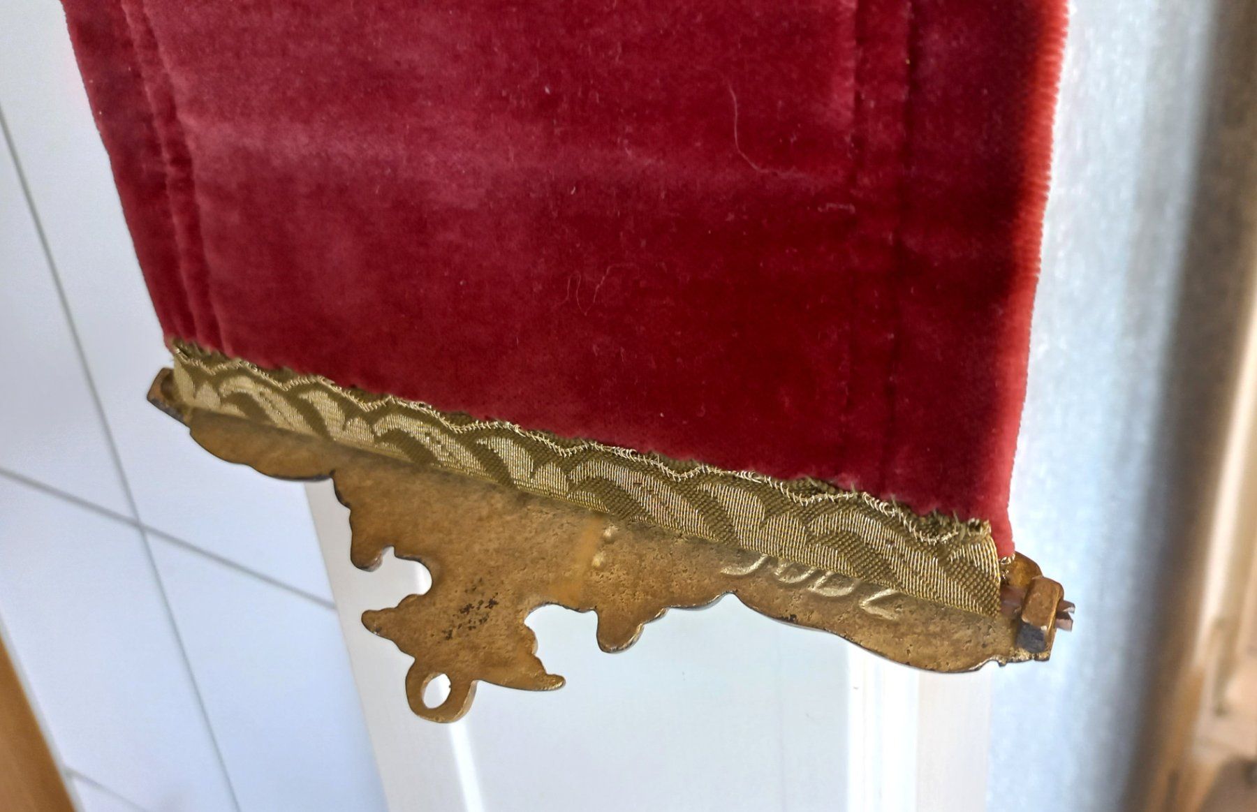 Teppiche: Antiker Gobelin / Wandbehang / Glockenzug – Gebraucht aus Bévilard von Orscha 8