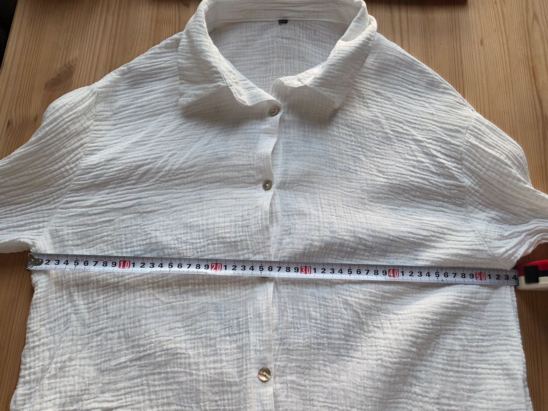 Blusen: weisse Bluse, Baumwolle, XL – Gebraucht aus Liestal von ITOlio 2