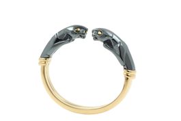 CARTIER Panthere Panther Silverium Bracelet 15 Service S3909