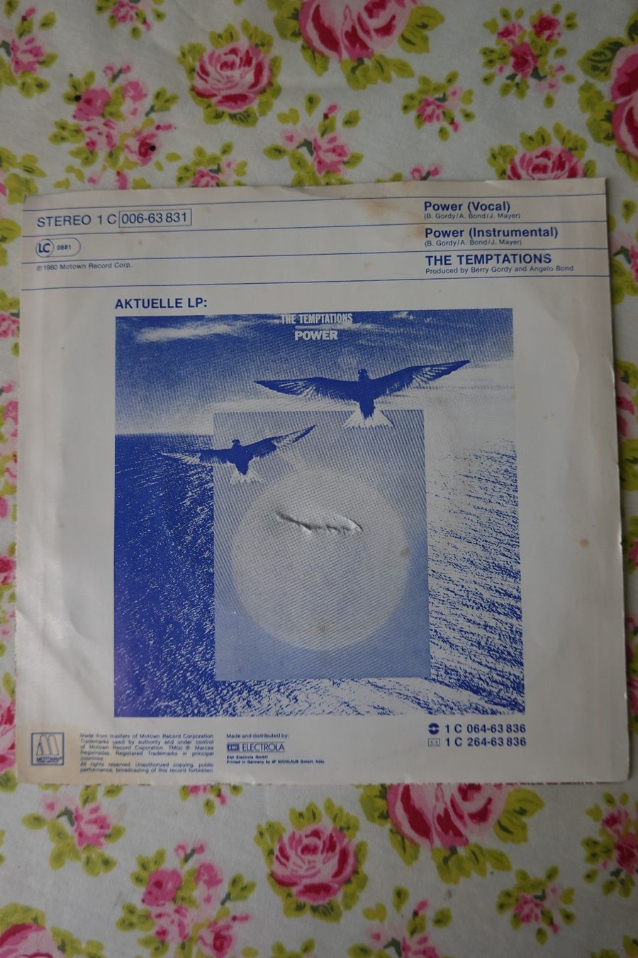 Schallplatten: The Temptations Power - single Schallplatte Vinyl – Gebraucht aus Jona von JOberg_25 1