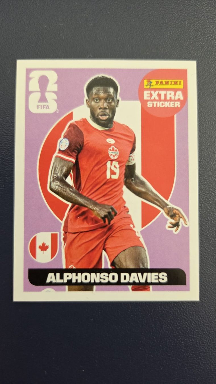 Panini Carte collezionabili: Panini WM 2026: Extra Sticker - ALPHONSO DAVIES - Regular – Nuovo (secondo la descrizione) da Unterkulm venduto da bucher13