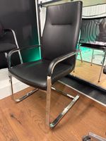 Leder Freischwinger Sitag Line Edition, Ausstellungsmodel