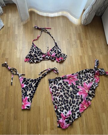 Maillot de bain Leopard 3 pièces 