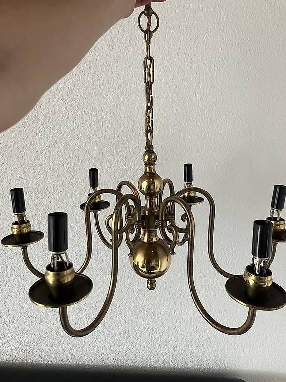 Lampadari & plafoniere: Messing Kronleuchter 6-armig – Usato da Russikon venduto da marl1se 2