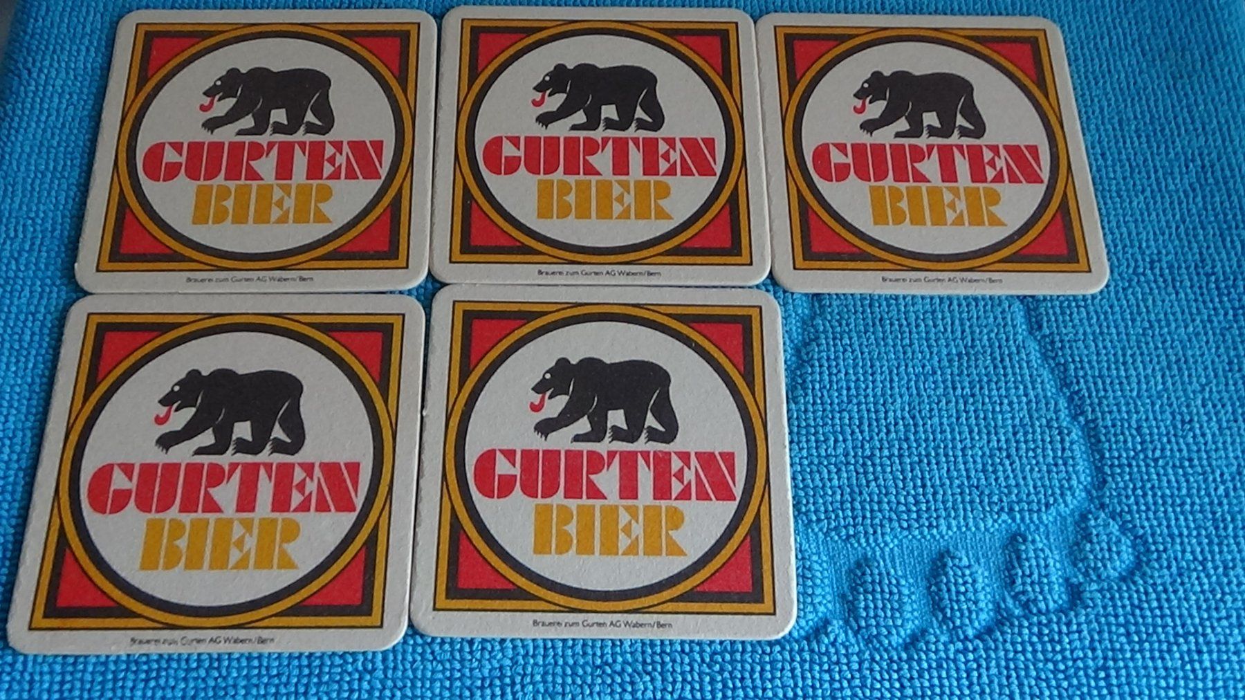 Untersetzer: Bierbrauerei Gurten Bierdeckel 1979 – Gebraucht aus Wiedlisbach von Bobesch10 1